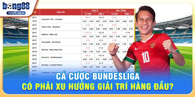 Cá Cược Bundesliga Có Phải Xu Hướng Giải Trí Hàng Đầu?